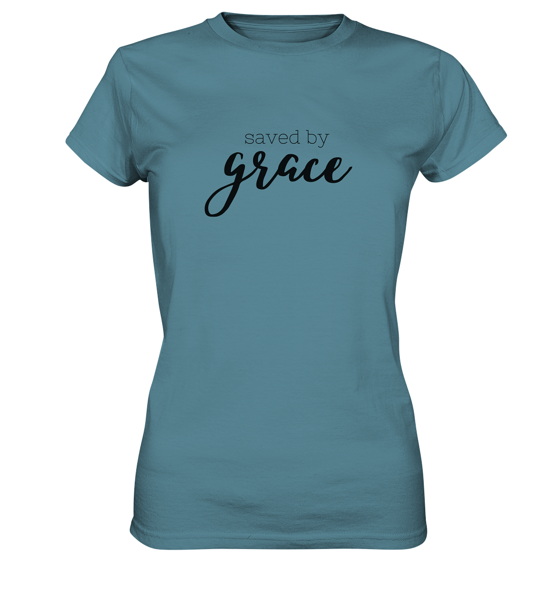 Saved by grace - Ladies Premium Shirt - wertvoll und geliebt
