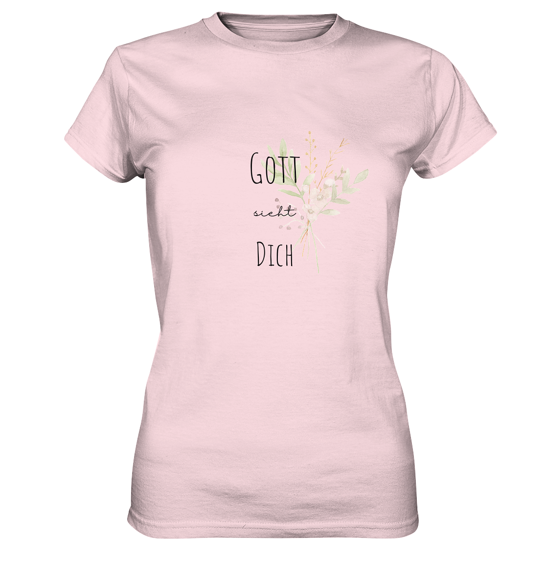 Gott sieht Dich - Ladies Premium Shirt - wertvoll und geliebt