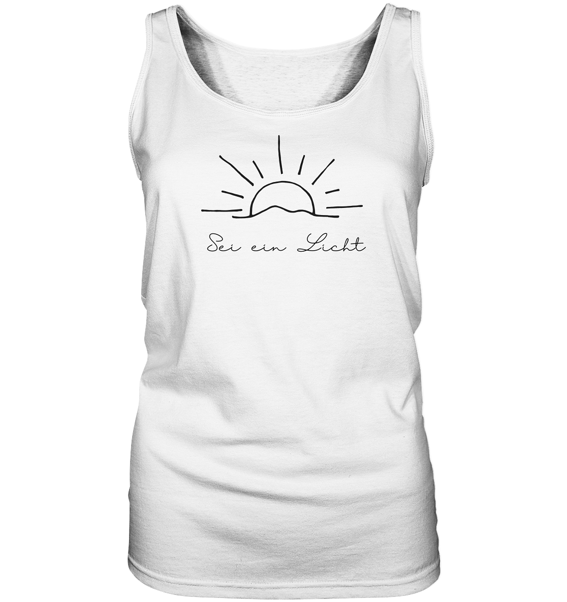 Sei ein Licht - Ladies Tank-Top - wertvoll und geliebt