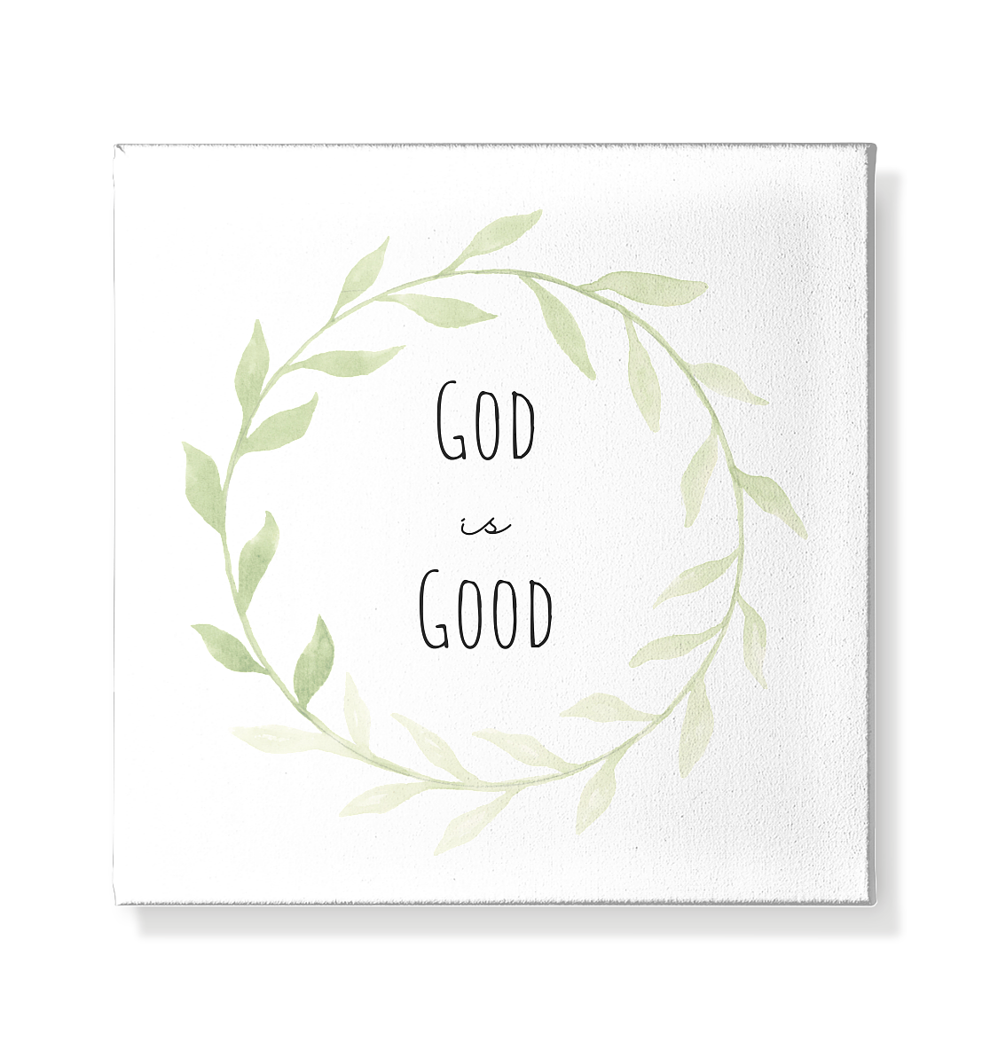 God is good - Leinwand 20x20cm - wertvoll und geliebt