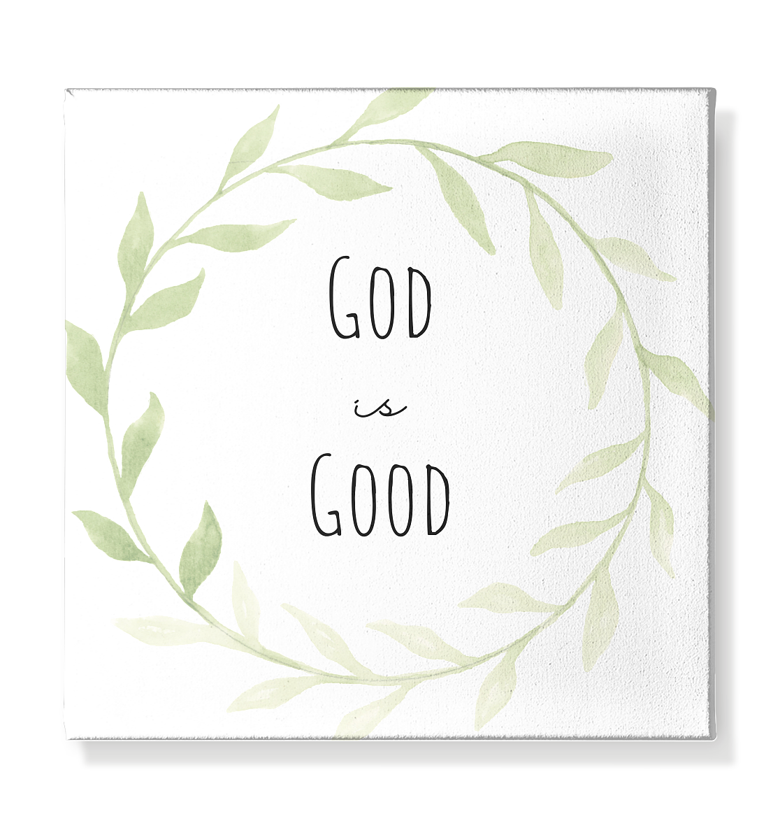 God is good - Leinwand 30x30cm - wertvoll und geliebt