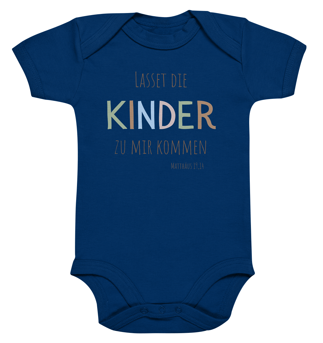 Lasset die Kinder zu mir kommen - Organic Baby Bodysuit - wertvoll und geliebt