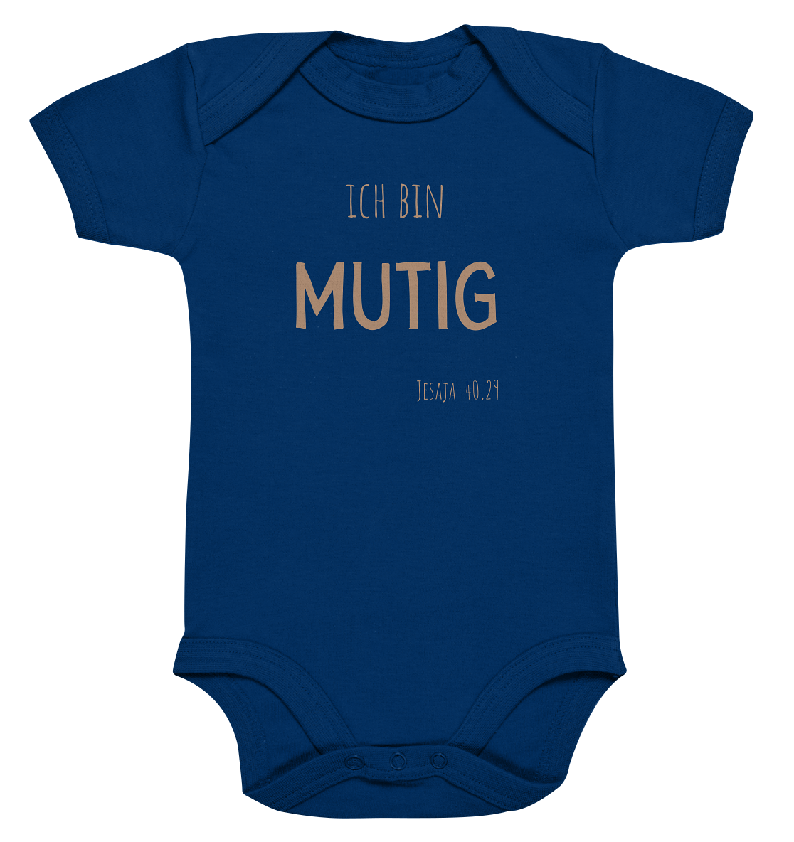 Mutig - Organic Baby Bodysuit - wertvoll und geliebt