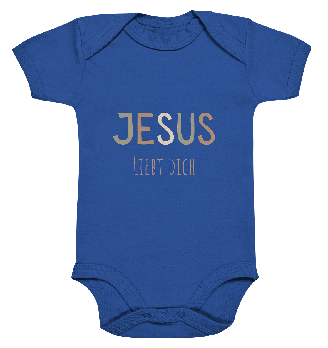 Jesus liebt dich Jungen - Organic Baby Bodysuit - wertvoll und geliebt