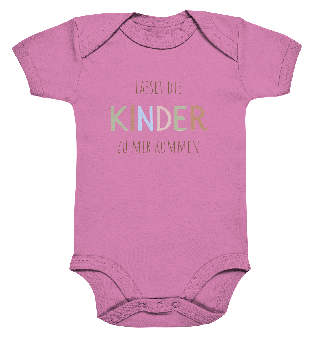 Lasset die Kinder zu mir kommen - Organic Baby Bodysuit - wertvoll und geliebt