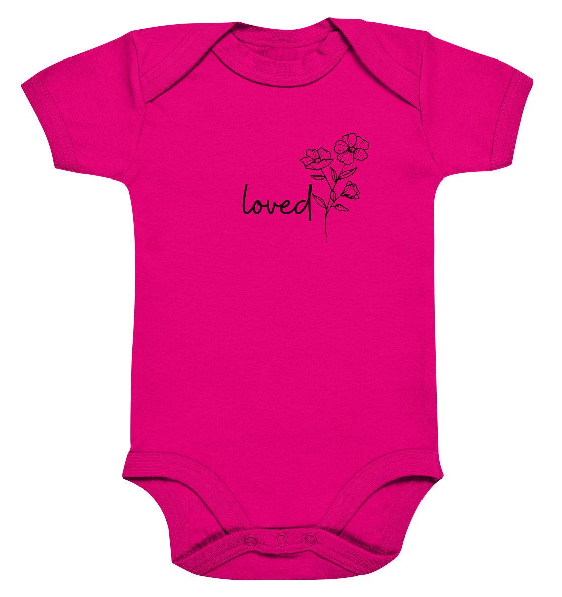 loved - Organic Baby Bodysuit - wertvoll und geliebt