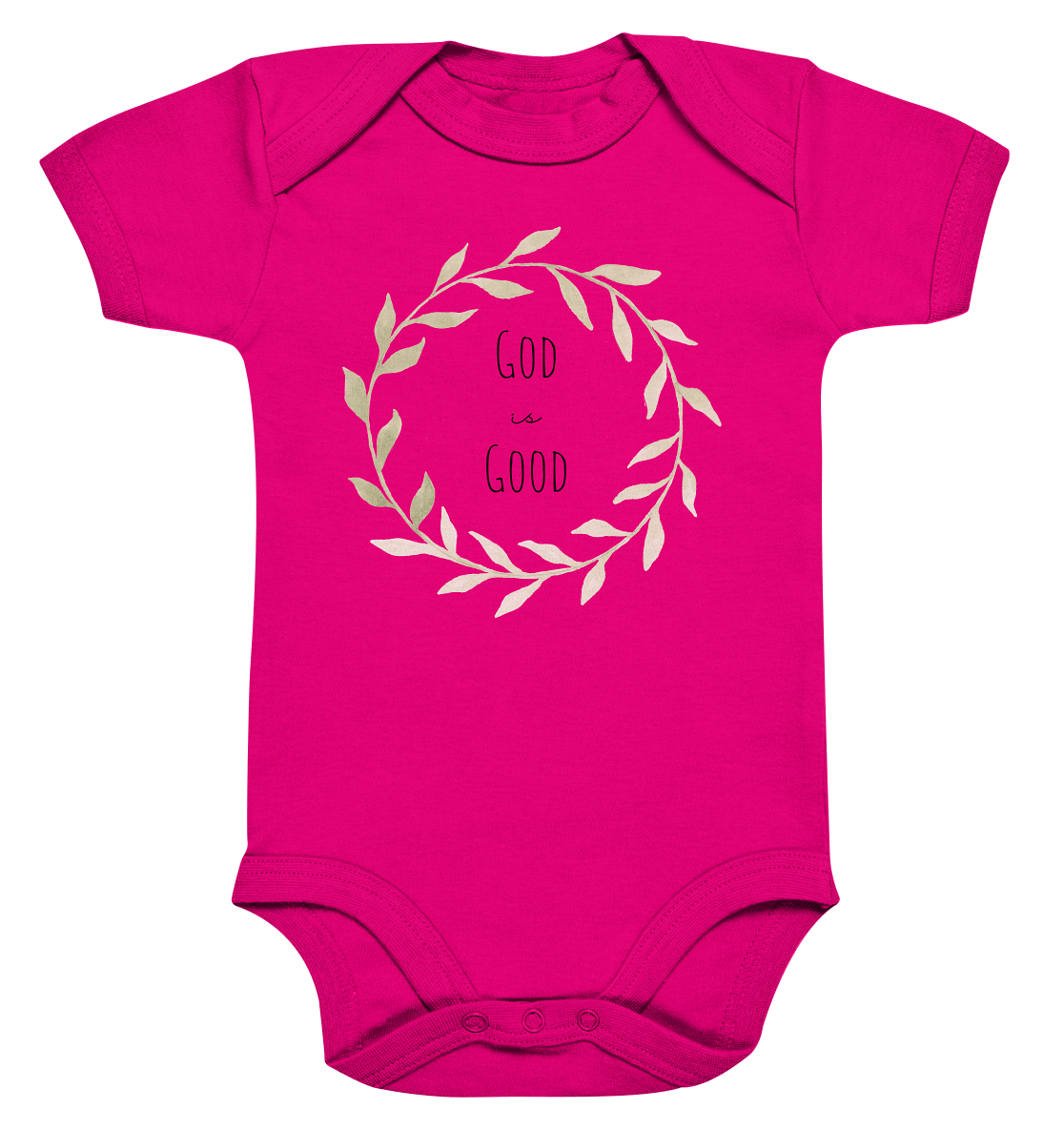 God is good - Organic Baby Bodysuit - wertvoll und geliebt