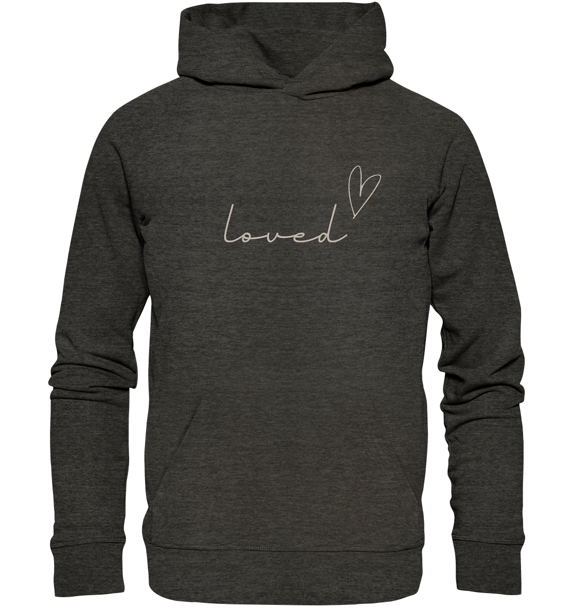 loved - Organic Basic Hoodie - wertvoll und geliebt