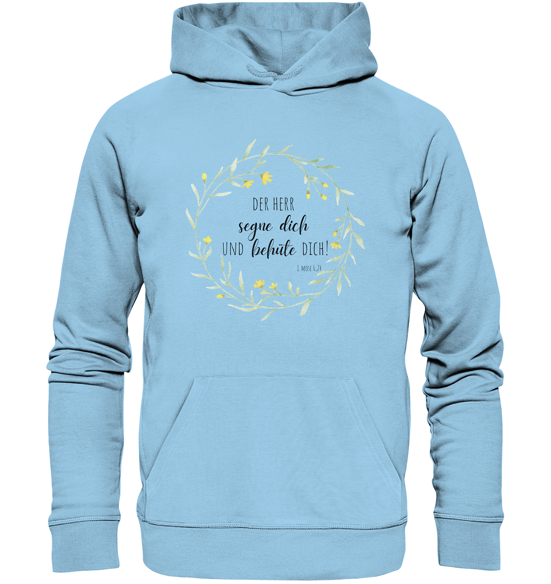 Der Herr segne Dich - Organic Basic Hoodie - wertvoll und geliebt