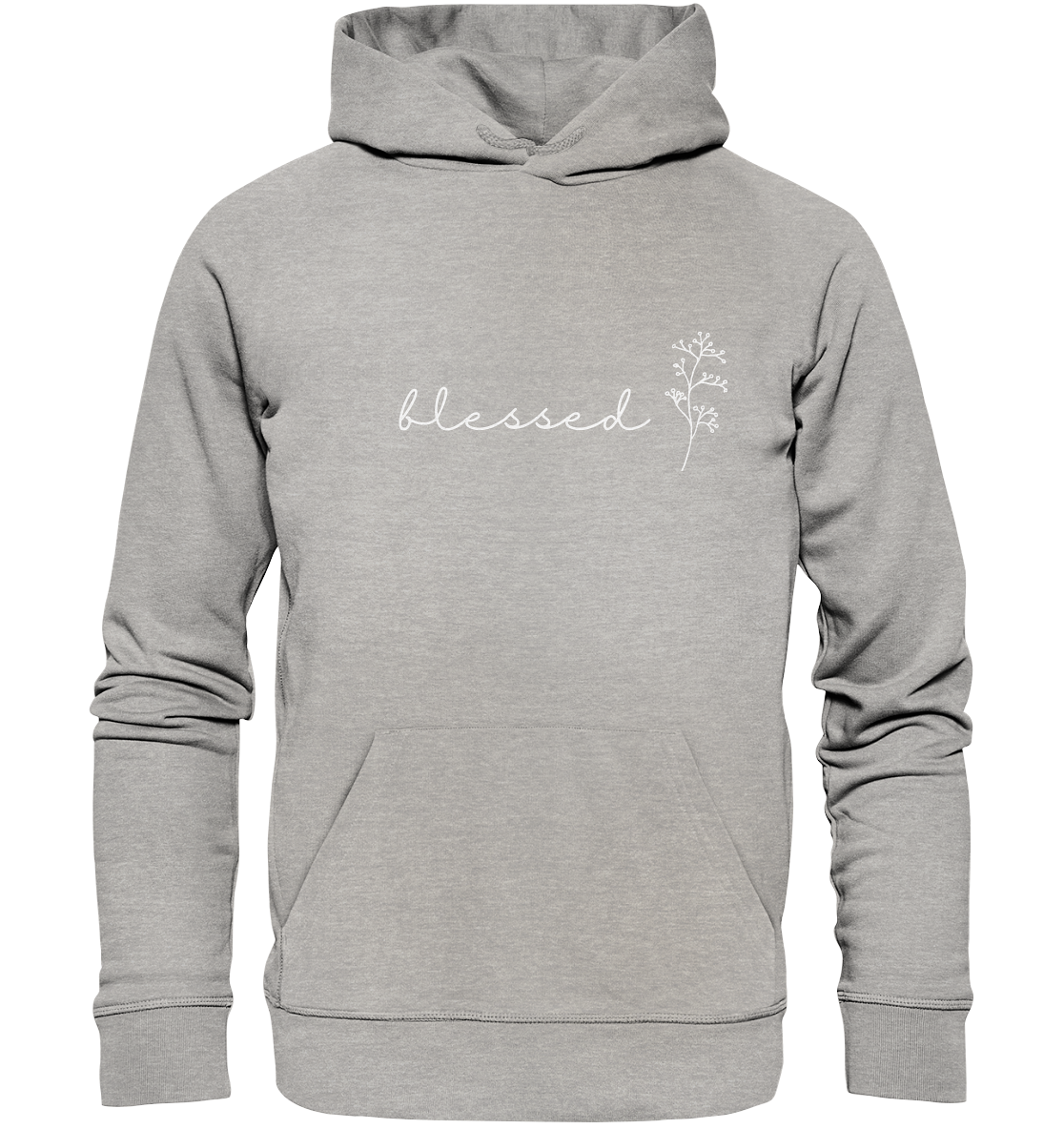 blessed - Organic Basic Hoodie - wertvoll und geliebt