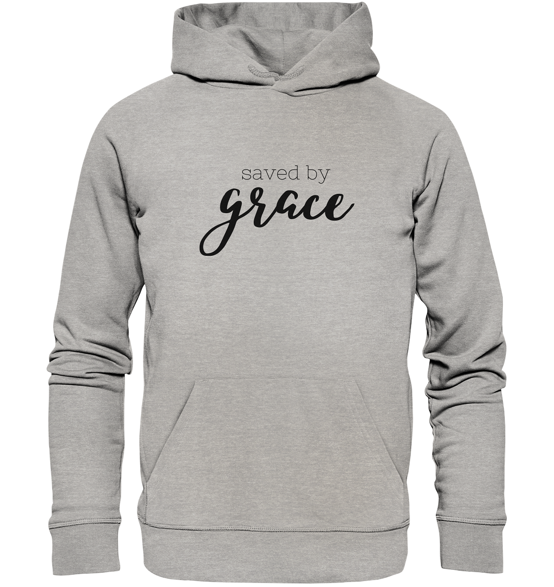 Saved by grace - Organic Basic Hoodie - wertvoll und geliebt
