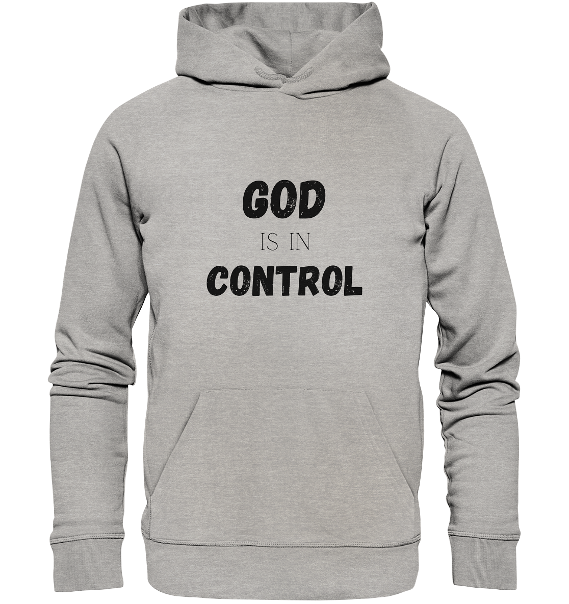 God is in control H - Organic Basic Hoodie - wertvoll und geliebt