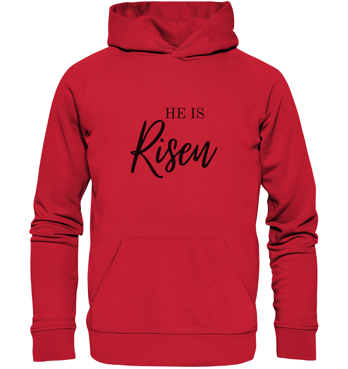 He is Risen - Organic Basic Hoodie - wertvoll und geliebt