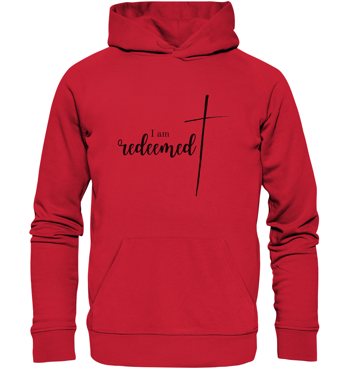 I am redeemed H - Organic Basic Hoodie - wertvoll und geliebt