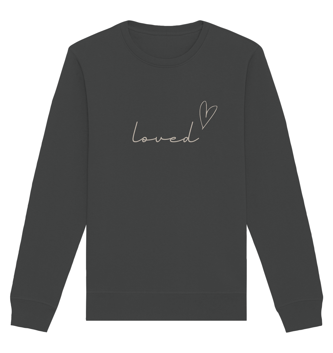 loved - Organic Basic Unisex Sweatshirt - wertvoll und geliebt