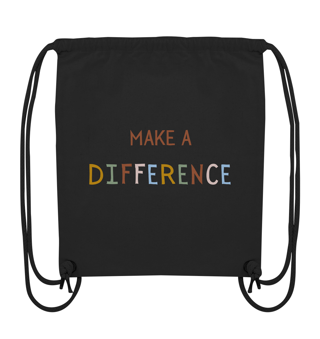 Make a difference - Organic Gym-Bag - wertvoll und geliebt