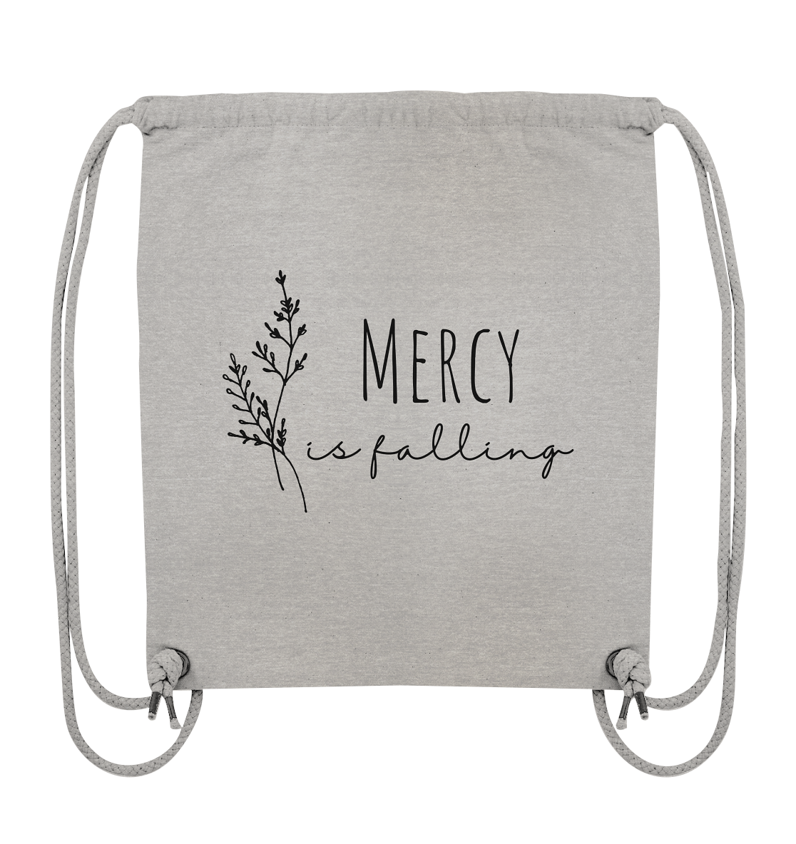 mercy is falling - Organic Gym-Bag - wertvoll und geliebt