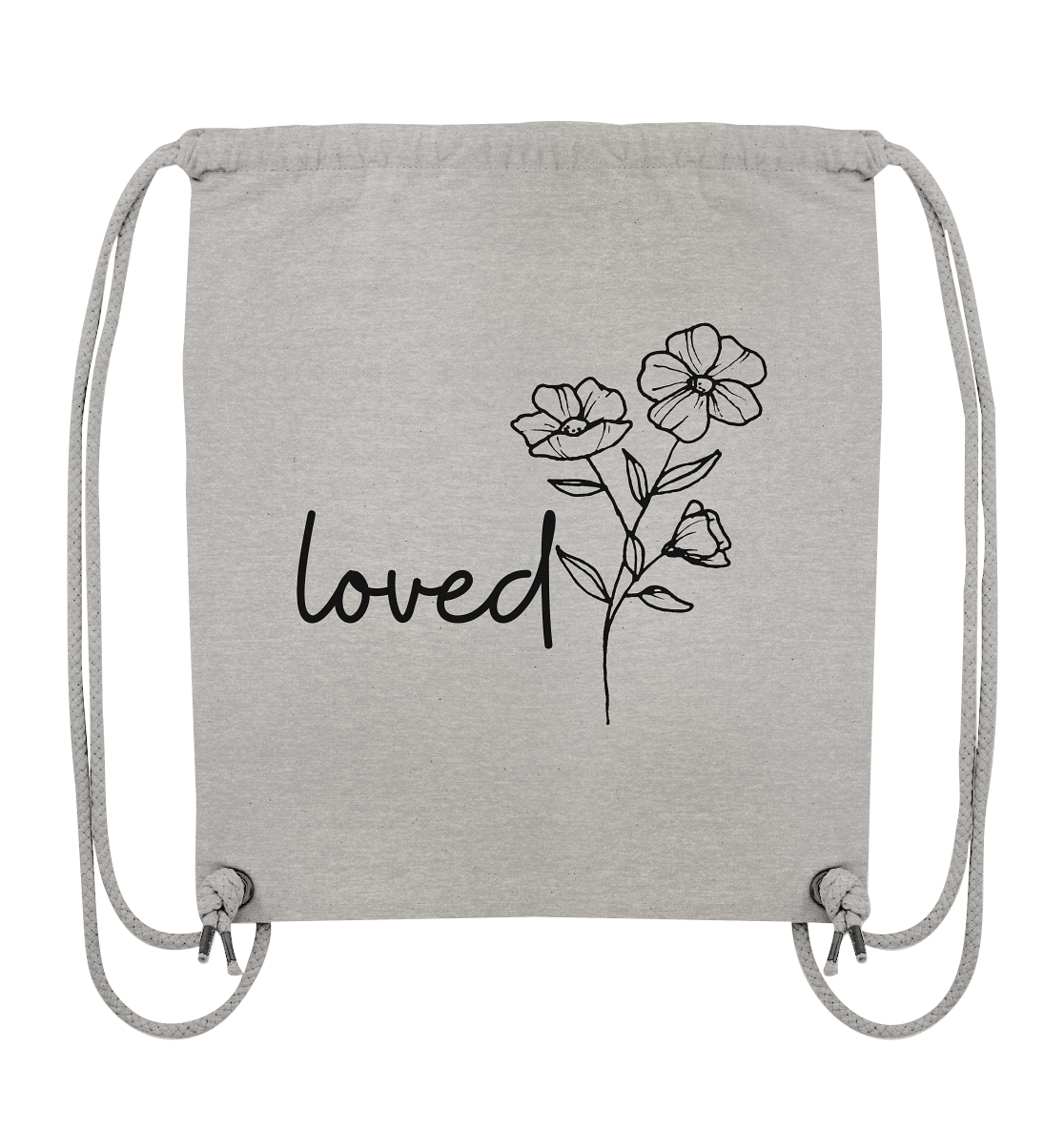 loved - Organic Gym-Bag - wertvoll und geliebt