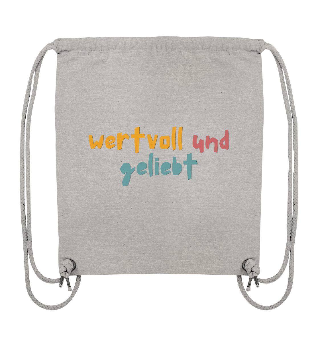 wertvoll und geliebt - Organic Gym-Bag - wertvoll und geliebt