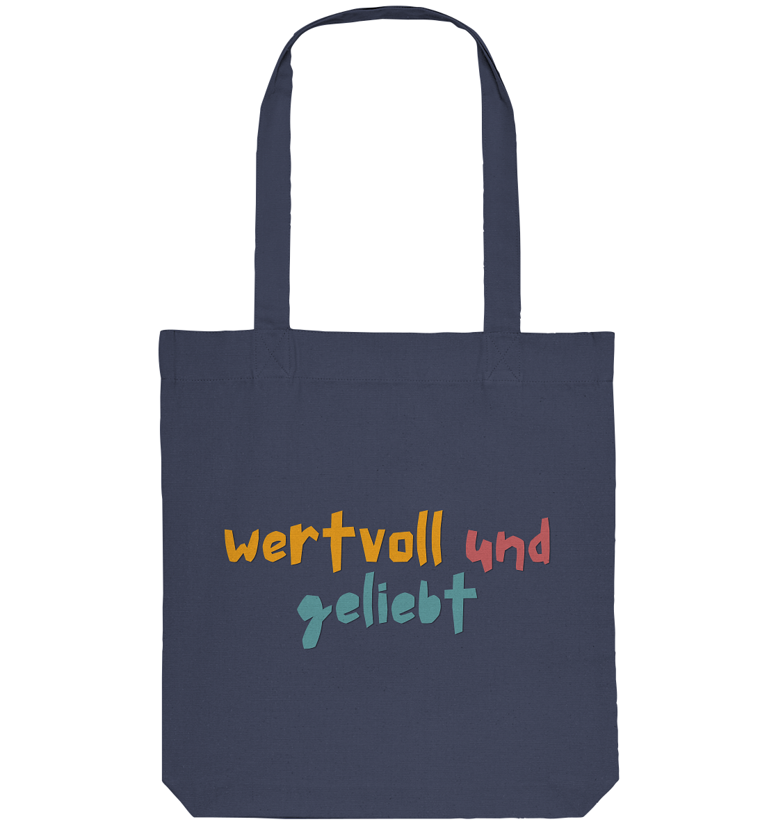 wertvoll und geliebt - Organic Tote-Bag - wertvoll und geliebt