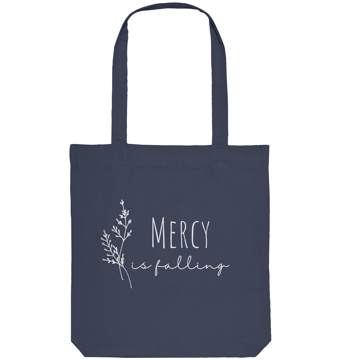 Mercy is falling - Organic Tote-Bag - wertvoll und geliebt
