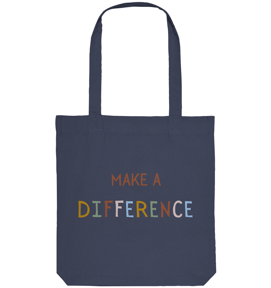 Make a difference - Organic Tote-Bag - wertvoll und geliebt