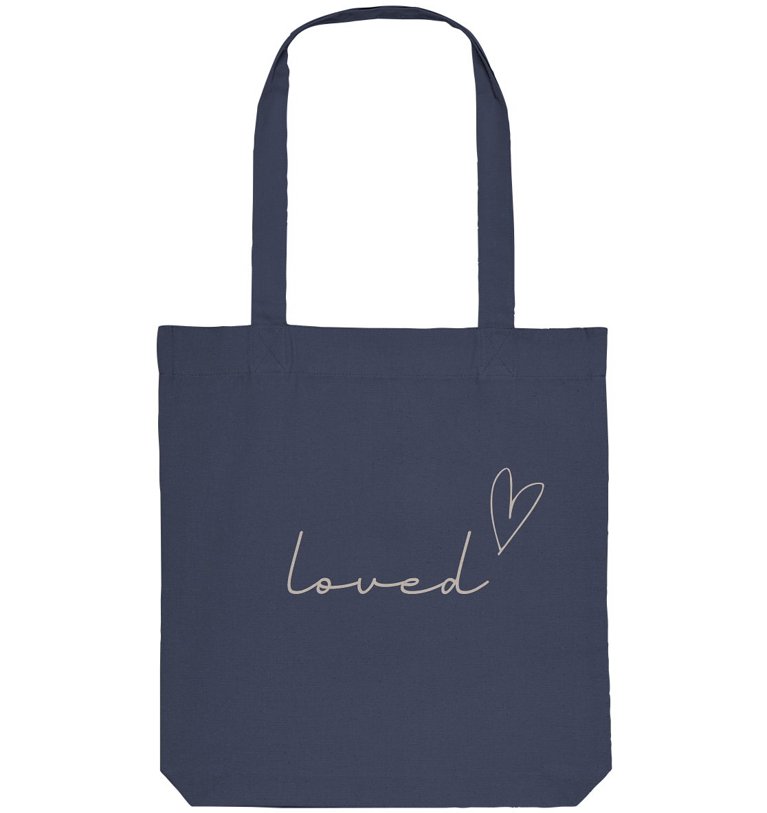 loved - Organic Tote-Bag - wertvoll und geliebt