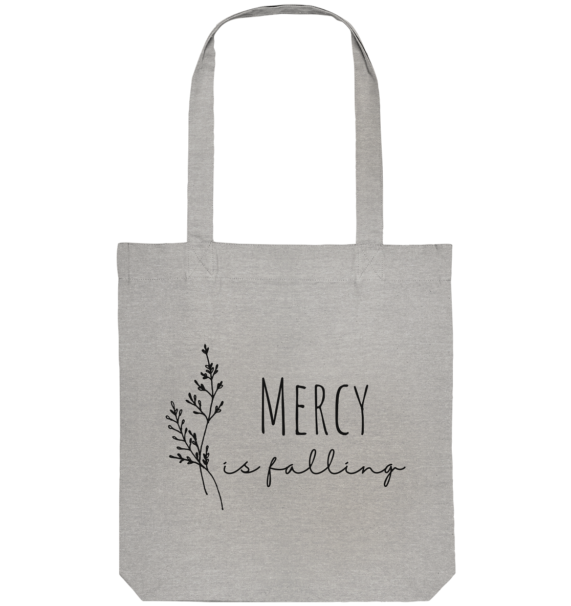 mercy is falling - Organic Tote-Bag - wertvoll und geliebt
