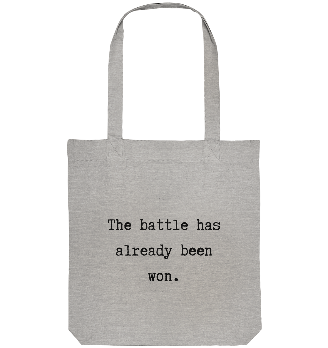 The battle - Organic Tote-Bag - wertvoll und geliebt