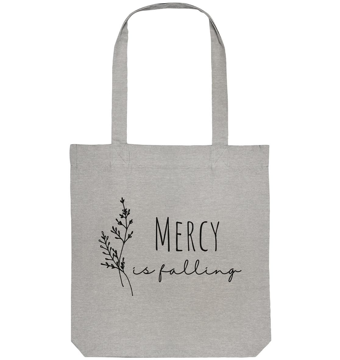 Mercy is falling - Organic Tote-Bag - wertvoll und geliebt