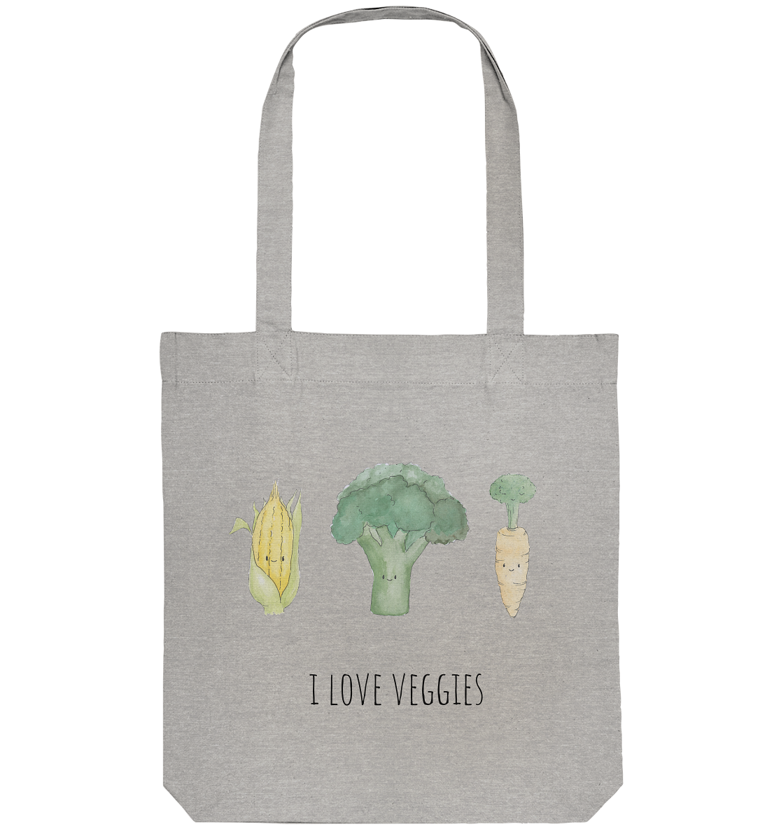 I love veggies - Organic Tote-Bag - wertvoll und geliebt