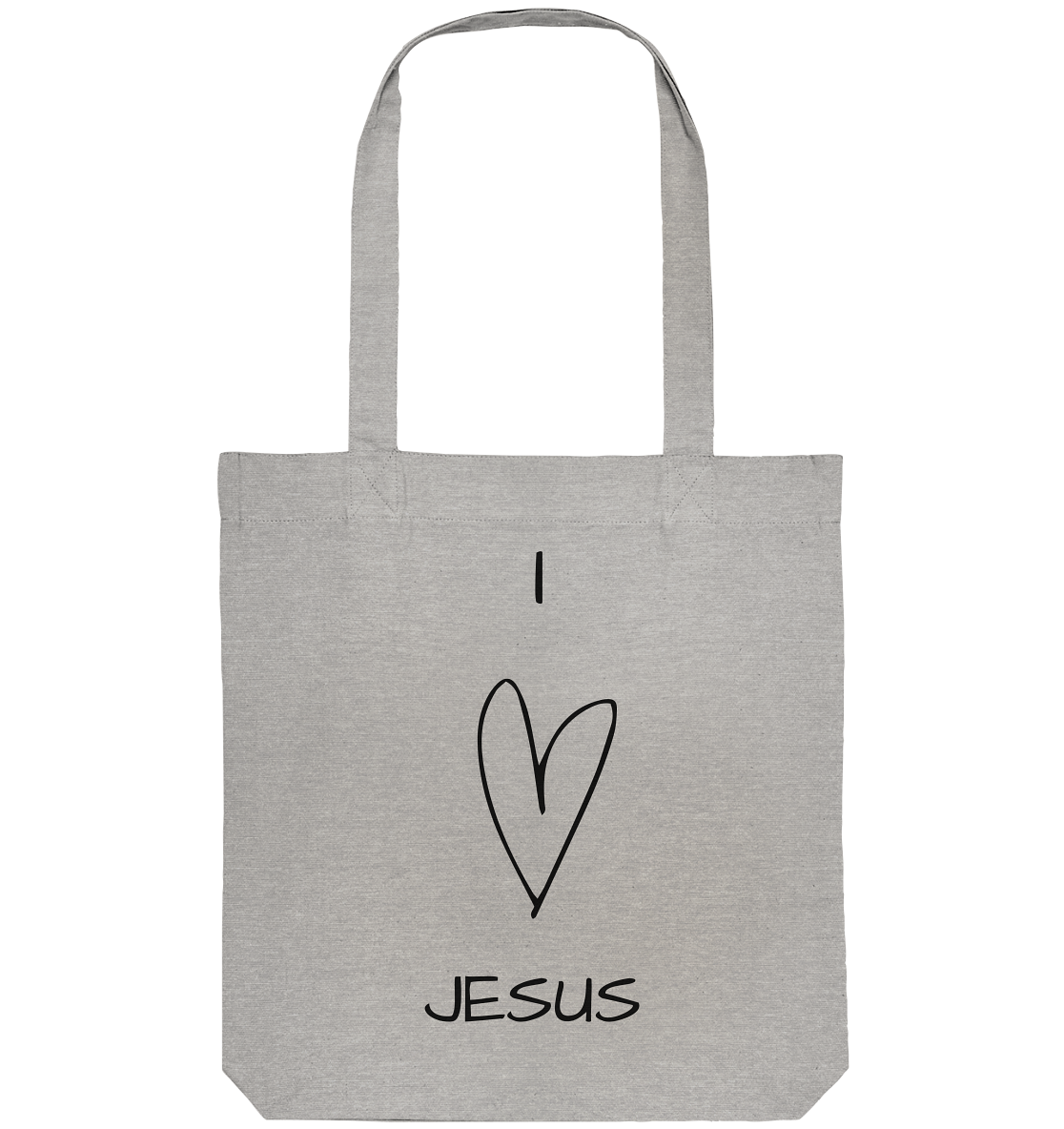 I love Jesus - Organic Tote-Bag - wertvoll und geliebt