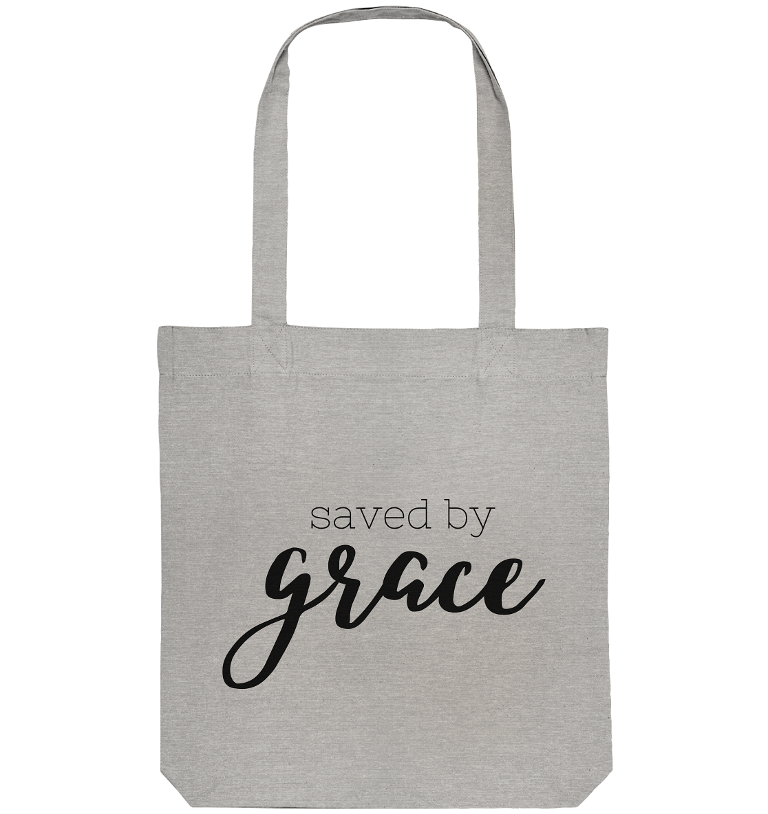 Saved by grace - Organic Tote-Bag - wertvoll und geliebt