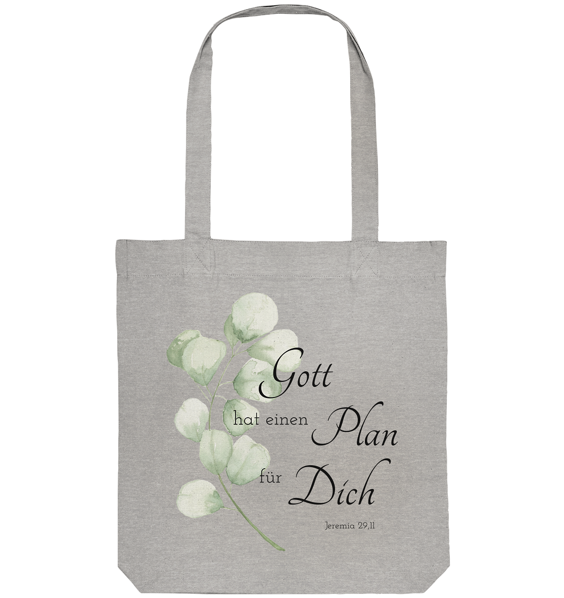 Gott hat einen Plan für Dich - Organic Tote-Bag - wertvoll und geliebt