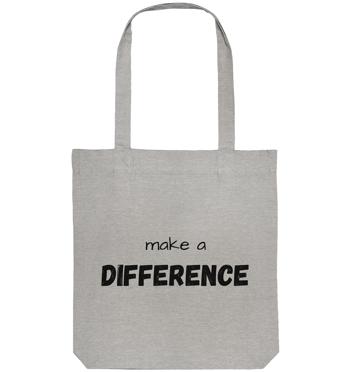 make a difference - Organic Tote-Bag - wertvoll und geliebt