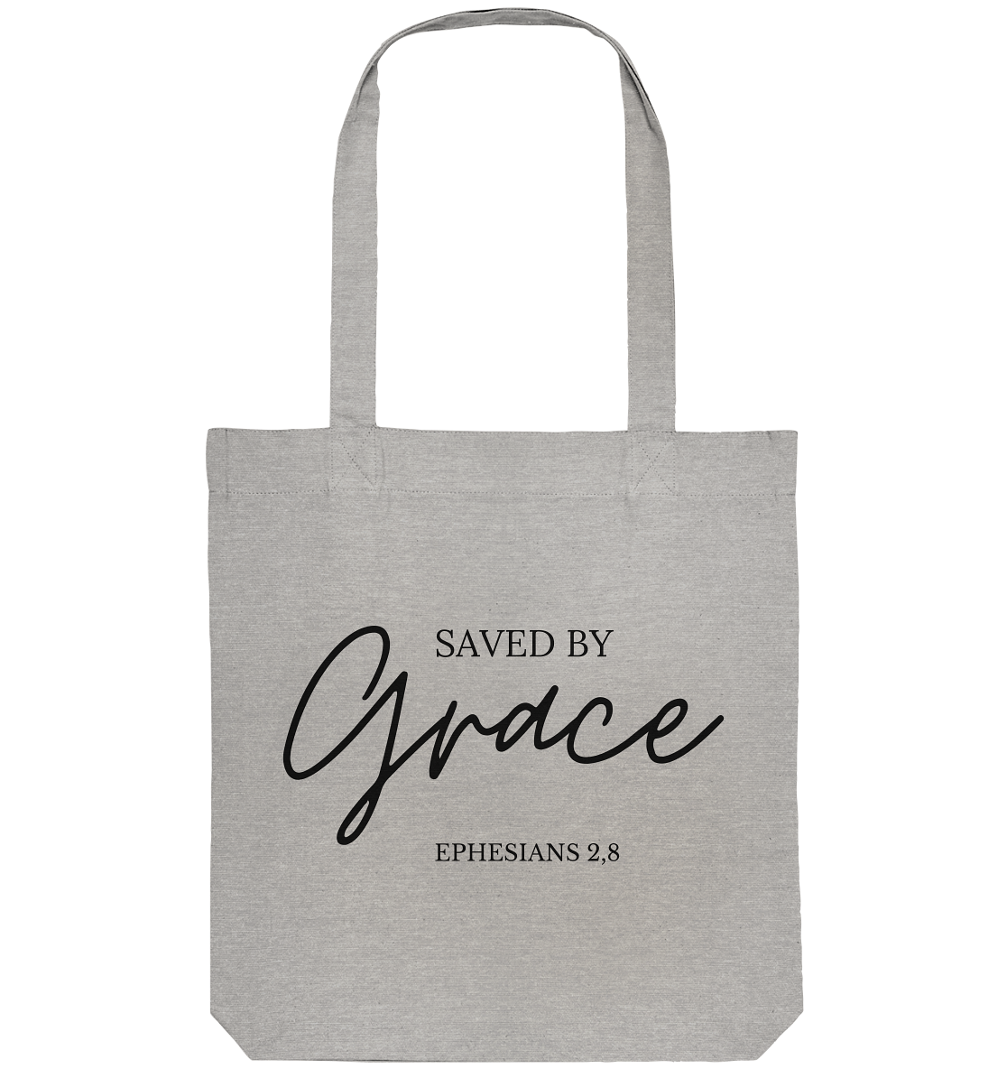 Saved by grace - Organic Tote-Bag - wertvoll und geliebt