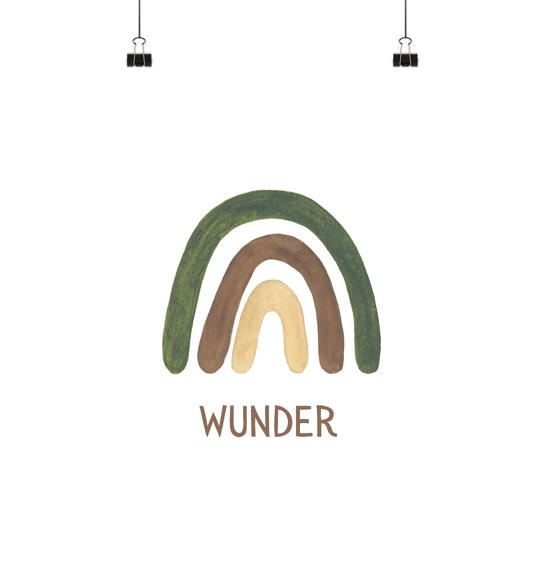 Wunder - Poster Din A4 (hoch) - wertvoll und geliebt