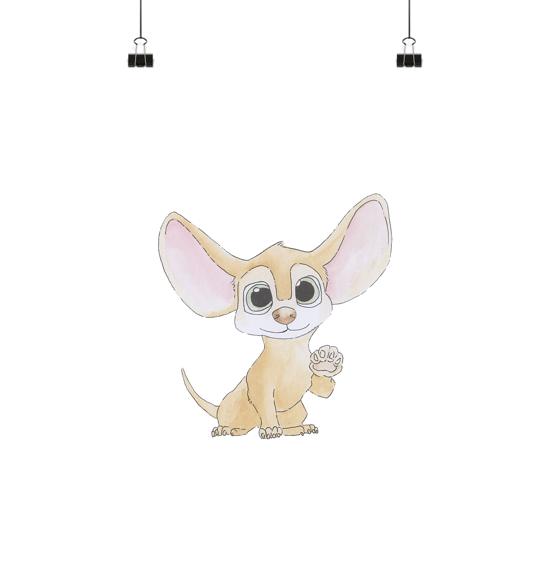 Milky - Poster Din A4 (hoch) - wertvoll und geliebt