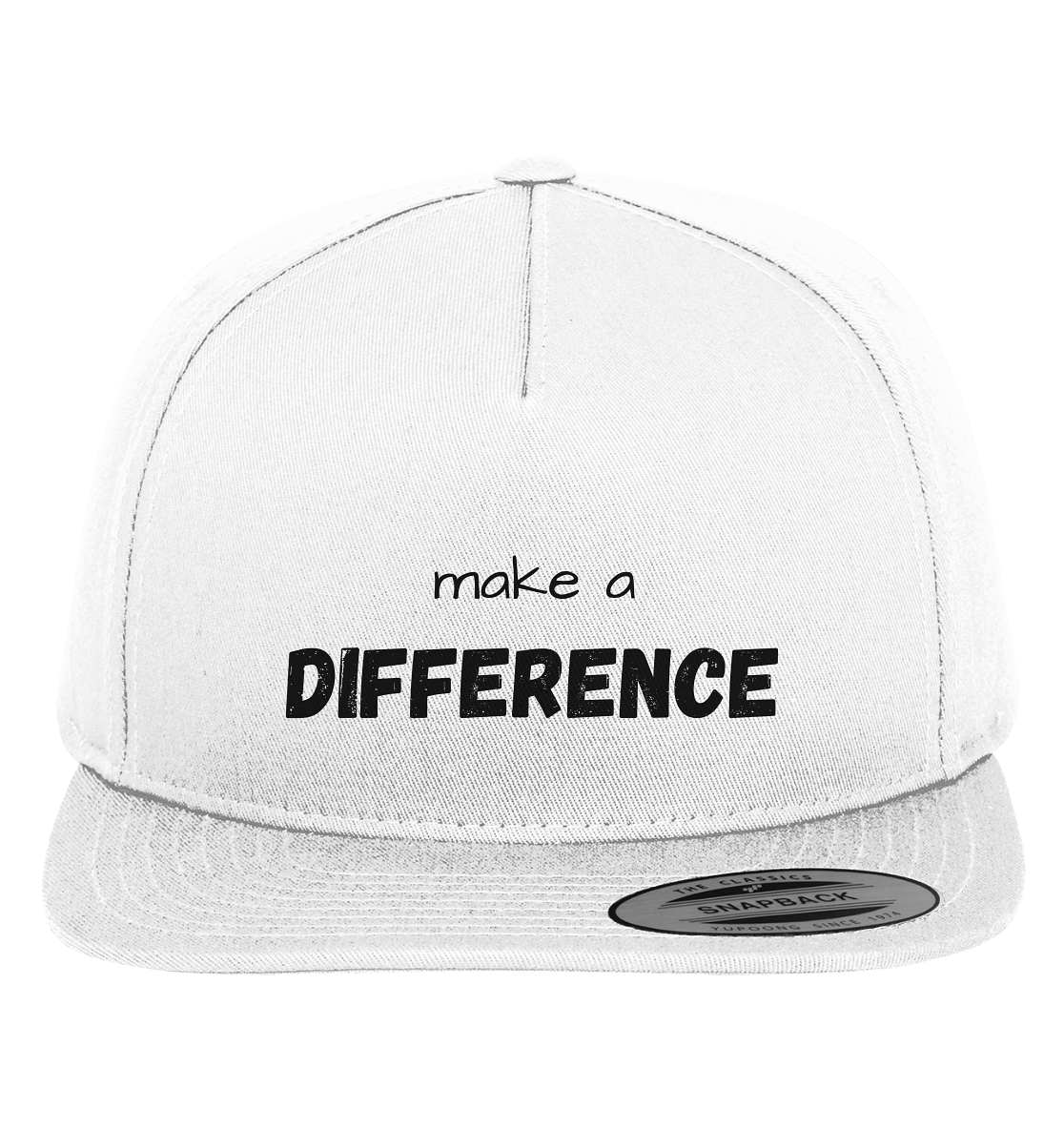 make a difference - Premium Snapback - wertvoll und geliebt