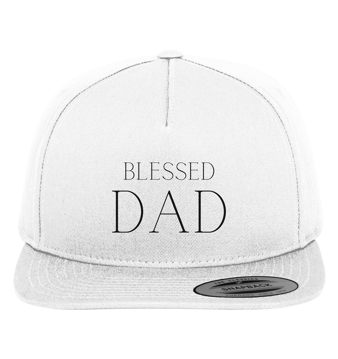 blessed dad - Premium Snapback - wertvoll und geliebt