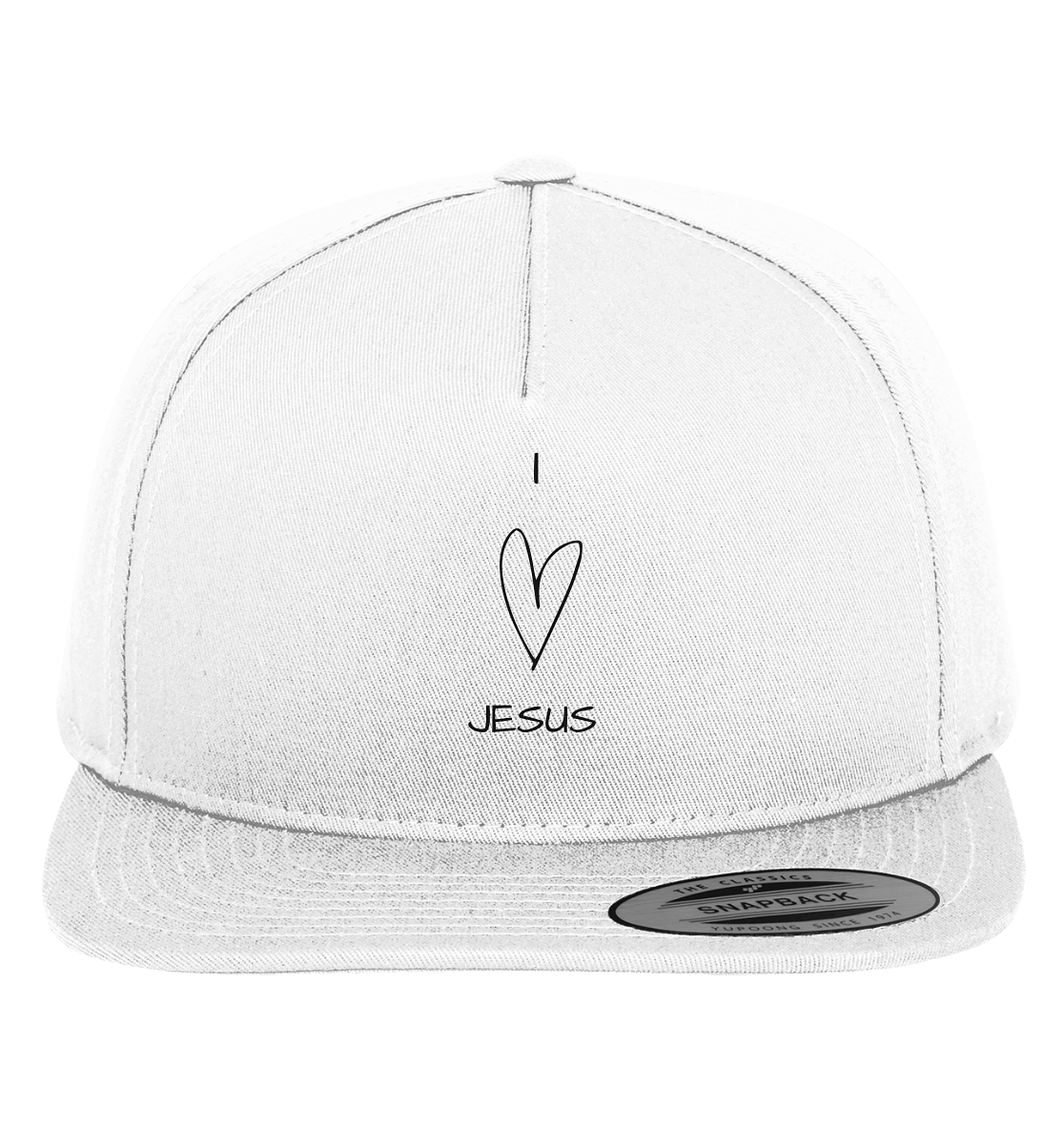 I love Jesus - Premium Snapback - wertvoll und geliebt