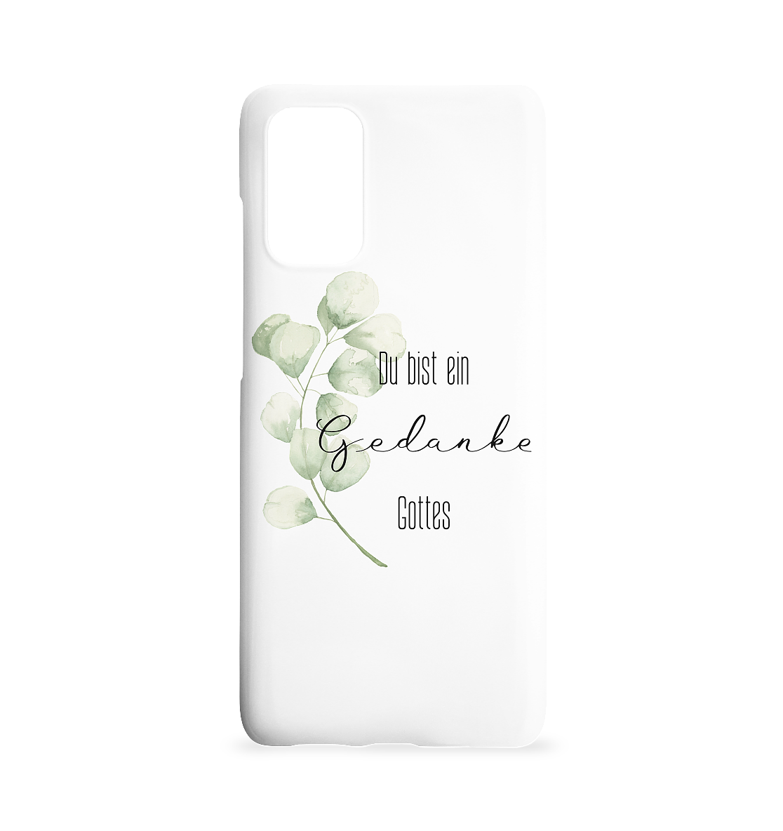 Du bist ein Gedanke Gottes - Samsung Galaxy S20+ Handyhülle - wertvoll und geliebt