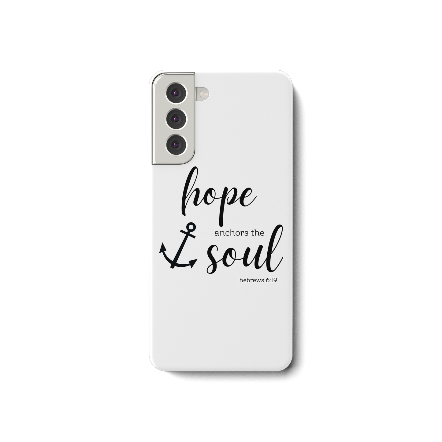 hope anchors the soul - Samsung Galaxy S21 Handyhülle - wertvoll und geliebt