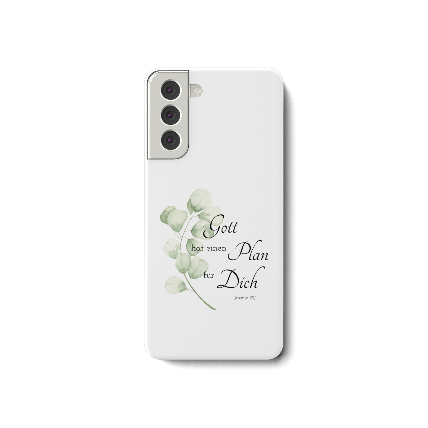 Gott hat einen Plan für Dich - Samsung Galaxy S21 Handyhülle - wertvoll und geliebt
