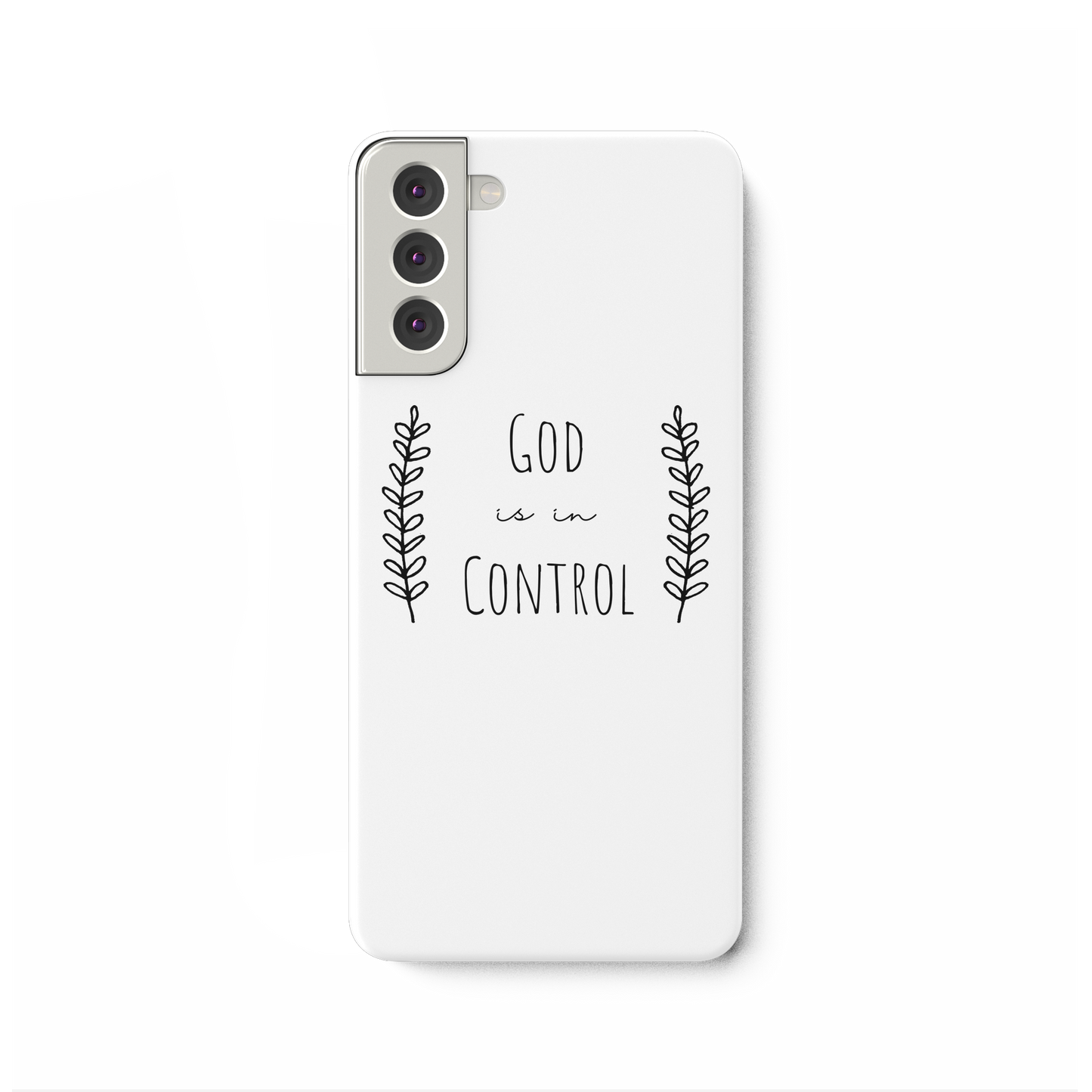 God is in control - Samsung Galaxy S21 Plus Handyhülle - wertvoll und geliebt