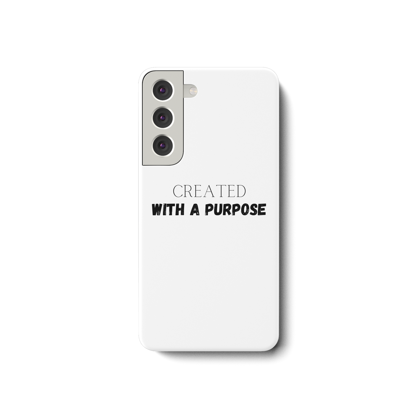 Created with a purpose - Samsung Galaxy S22 Handyhülle - wertvoll und geliebt