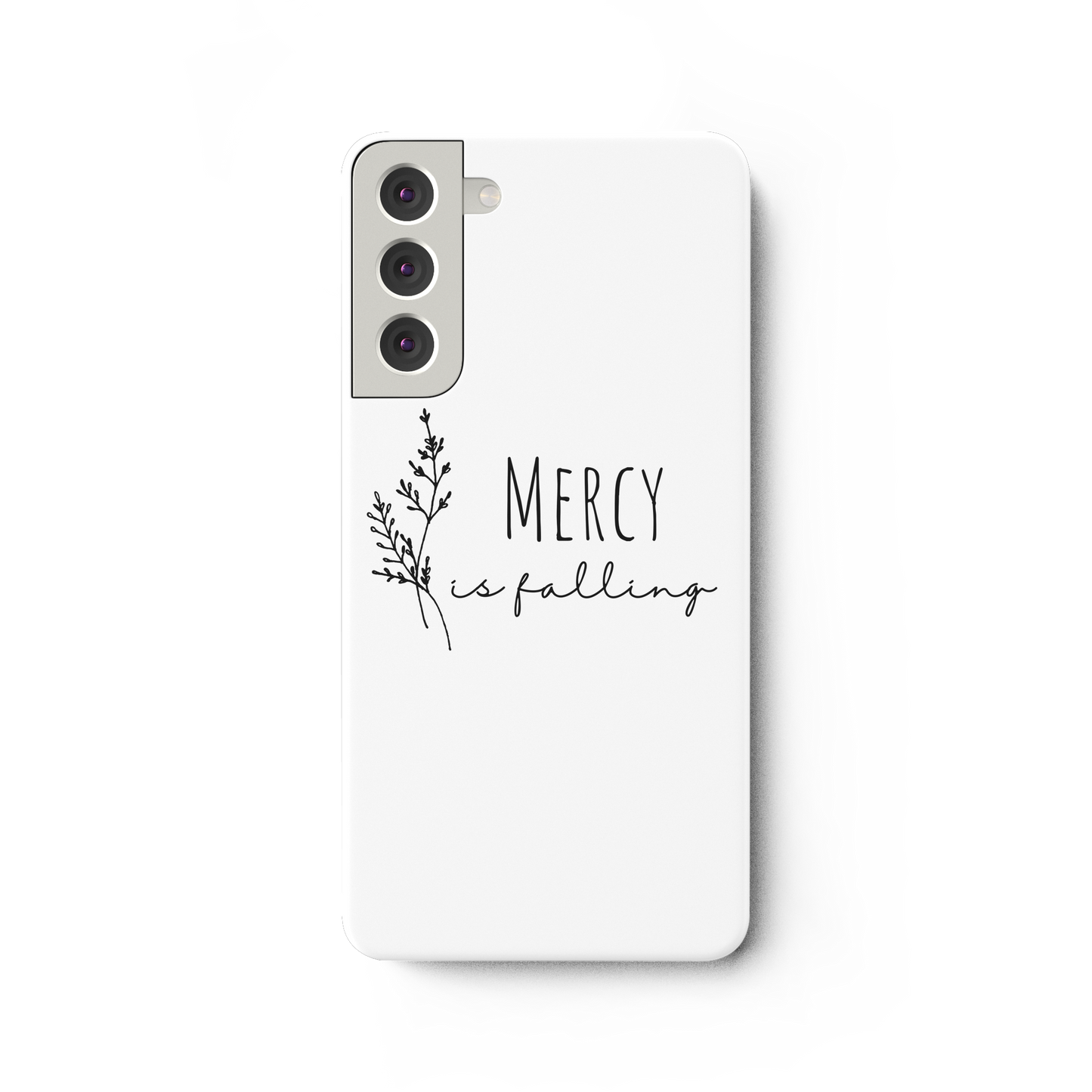mercy is falling - Samsung Galaxy S22 Plus Handyhülle - wertvoll und geliebt