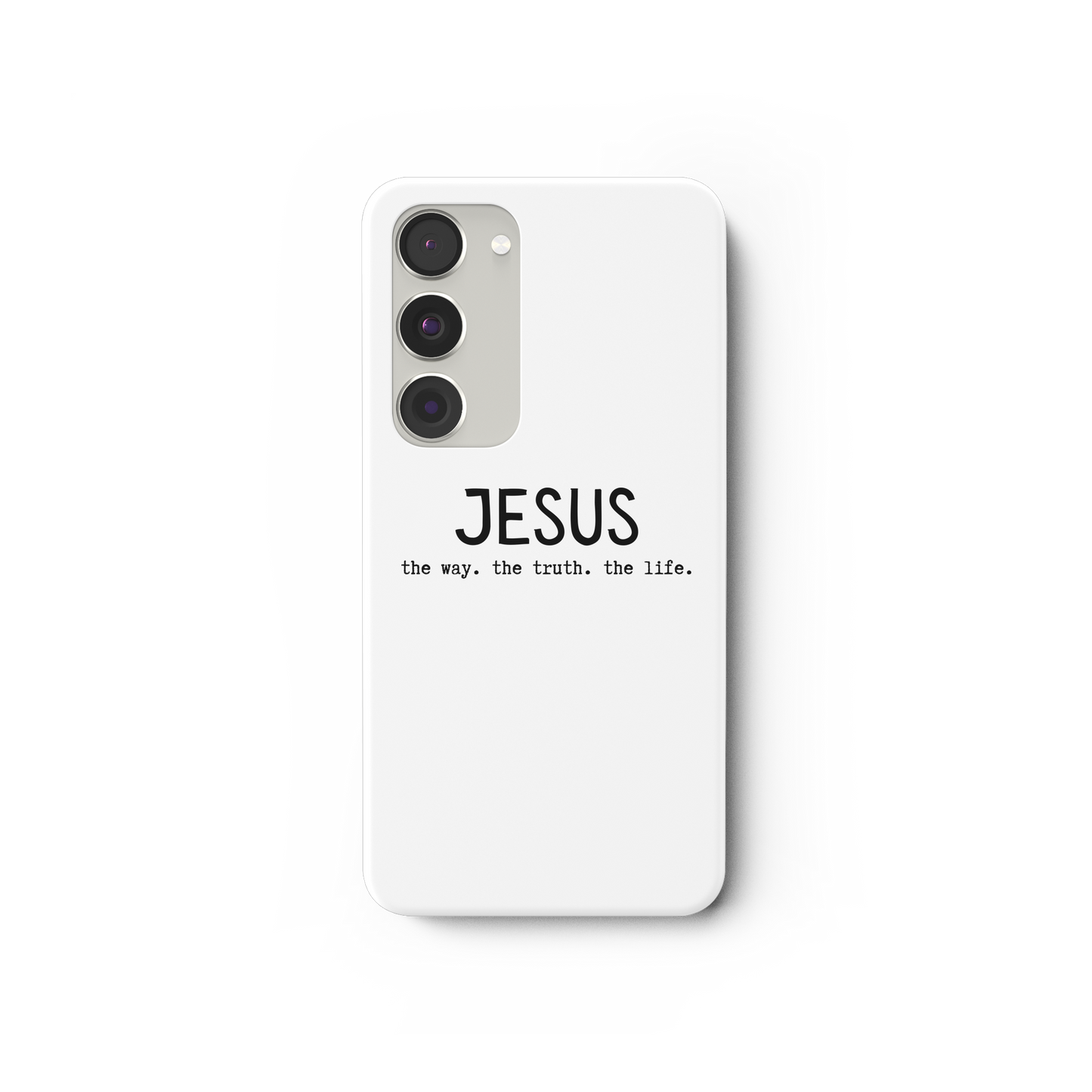 Jesus - the way. the truth. the life. - Samsung Galaxy S23 Handyhülle - wertvoll und geliebt