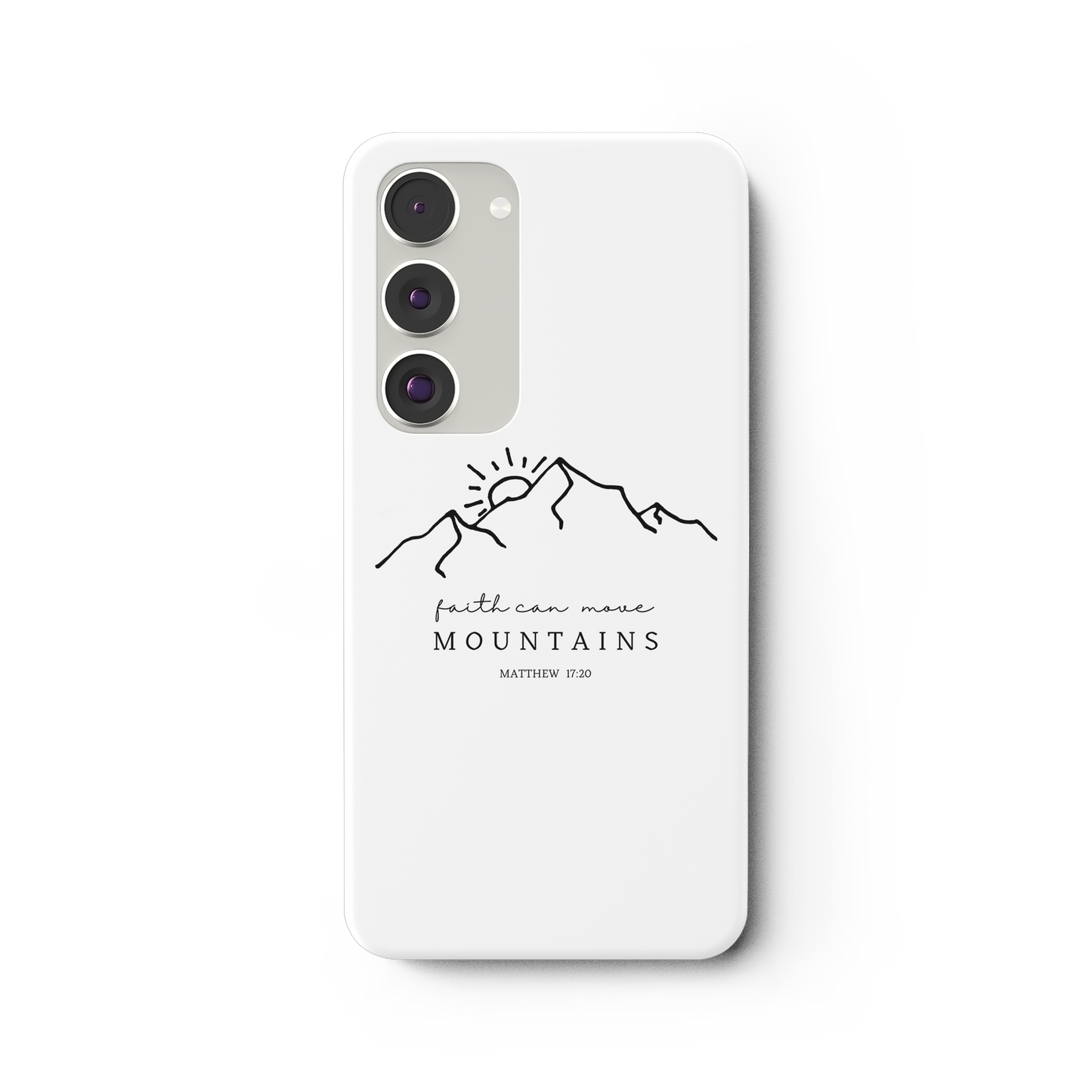 Faith can move mountains - Samsung Galaxy S23 Plus Handyhülle - wertvoll und geliebt