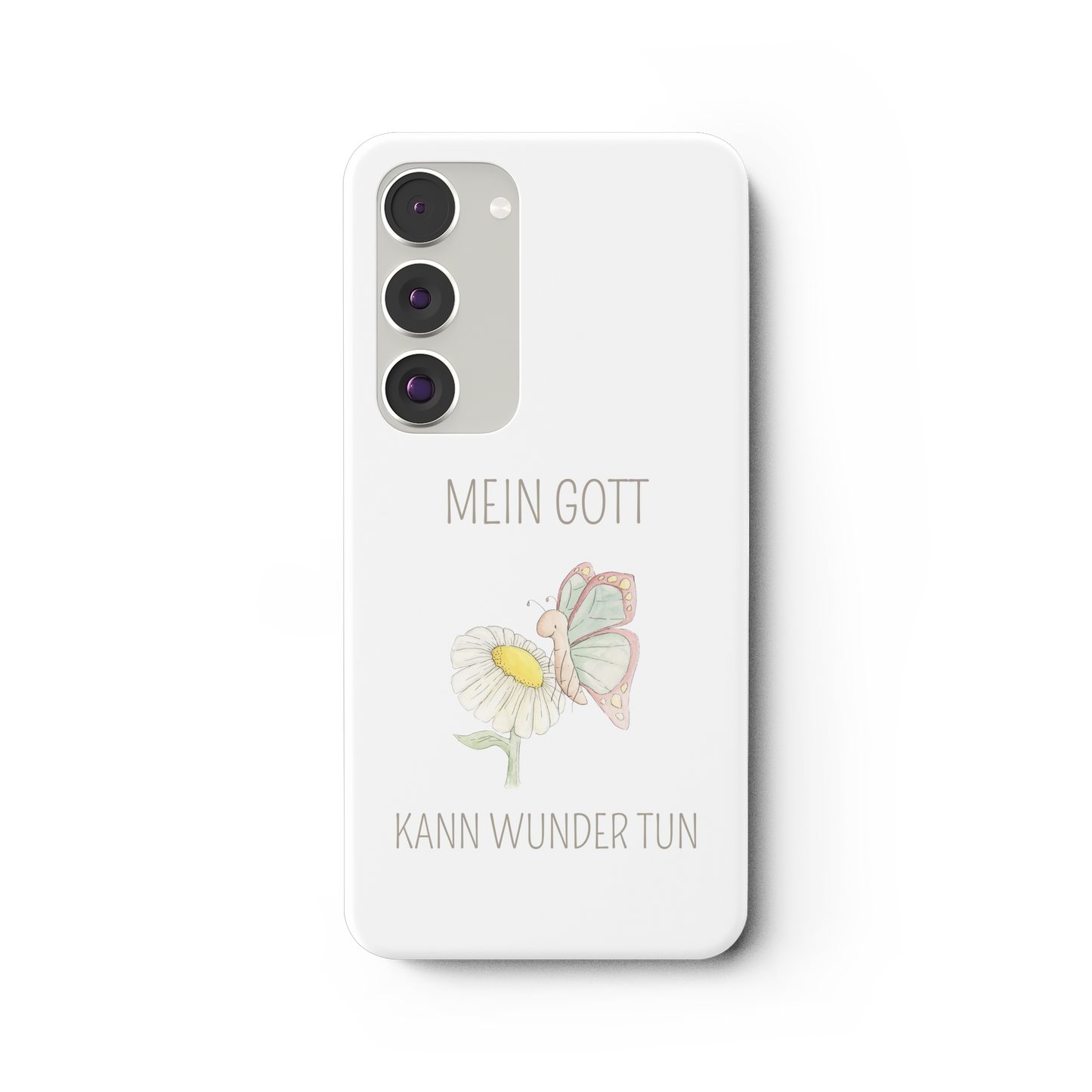 Mein Gott kann Wunder tun - Samsung Galaxy S23 Plus Handyhülle - wertvoll und geliebt